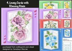 4,Stunning Cards with Roses