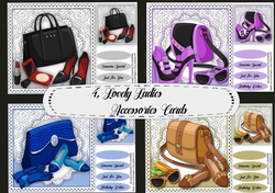 4,Lovely Ladies Accessory   Cards 