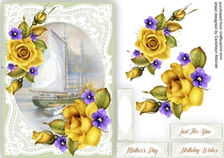 Lovely Water scene and Roses