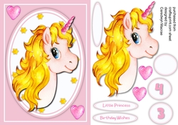 A5 Beautiful Princess Unicorn 1