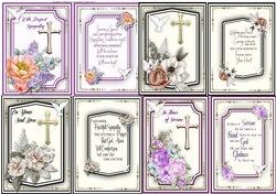 4, Beautiful Sympathy Cards With Verse