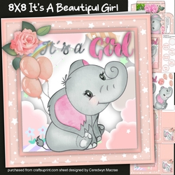 8x8 Its A Beautiful Girl