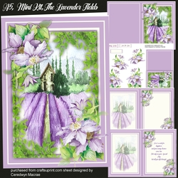 A5, Mini Kit, The Lavender Fields
