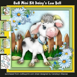 8x8 Mini Kit, Daisys Cow Bell 