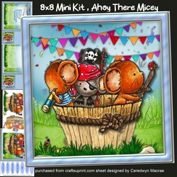 8x8 Mini Kit, Ahoy There Micey