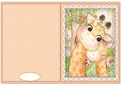 Print and Fold , Gorgeous Giraffes