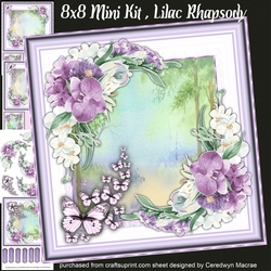8x8 Mini Kit , Lilac Rhapsody