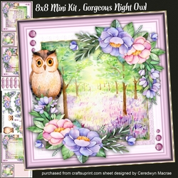 8x8 Mini Kit, Gorgeous Night Owl