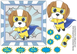 Gorgeous Super Hero Dog
