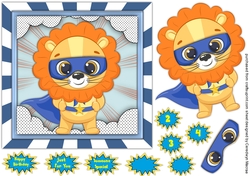 Gorgeous Super Hero lion