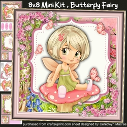 8x8 Mini Kit, Gorgeous Butterfly Fairy