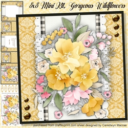 8x8 Mini Kit, Gorgeous Wildflowers