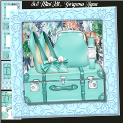8x8 Mini Kit, Gorgeous Aqua