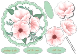 Beautiful Scalloped Soft Pink Roses