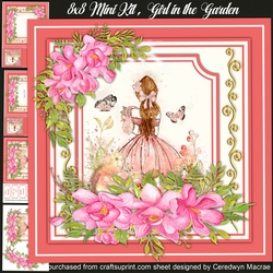 8x8 Mink Kit Girl in the Garden