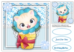 Cute Flowerpot Kitty