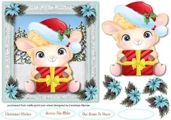 Gorgeous Christmas Lamb 7x7
