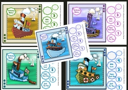 5, Billys Tugboat Cards 7x7