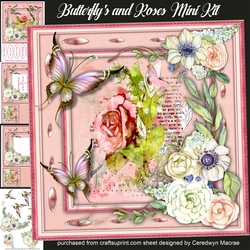 Butterflys and Roses Mini Kit 