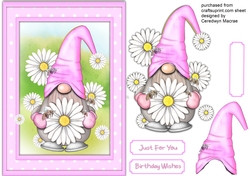 Gorgeous Lilac  Daisy Gnome 