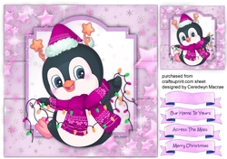 Penguins  Christmas Lights 