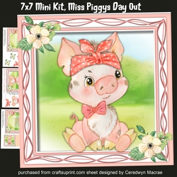 7x7 Mii Kit, Miss Piggys Day Out