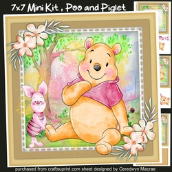 7x7 Mini Kit, Poo and Piglet