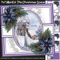 7x7 Mini Kit , The Christmas Scene