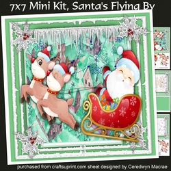 7x7 Mini Kit, Santas Flyig By