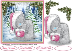 Teds Playing Snowballs