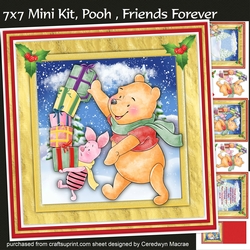 7x7 Mini Kit, Pooh Friends Forever