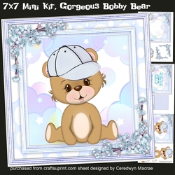 7x7 Mini Kit Gorgeous Bobby Bear