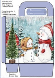 Snowmans Gift Bag