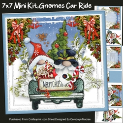 7x7 Mini Kit, Gnomes Car Ride