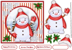 Jolly Snowman 7x7