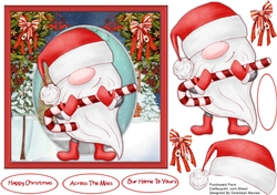 Santas Candy Cane 7x7