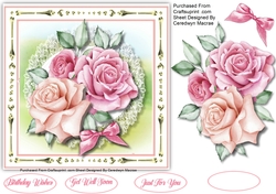 Beautiful  Soft Pink  Roses 
