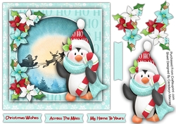 7x7 The Christmas Penguin