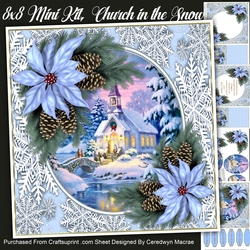 8x8 Mini Kit, Church in the Snow