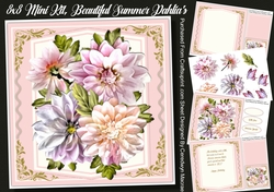 8X8 Mini Kit Beautiful Summer Dahlias