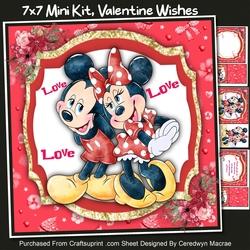 7x7 Mini Kit, Valentine Wishes