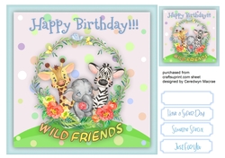 Happy Birthday Wild Friends