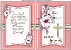 Sympathy Card and Insert 1