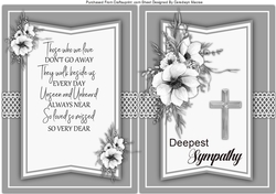 Sympathy Card and Insert  2