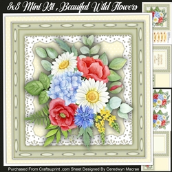 8x8 Mini Kit, Beautiful Wild Flowers