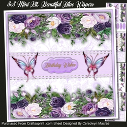 8x8 Mini Kit, Beautiful Lilac Wispers