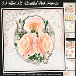 8x8 Mini Kit, Beautiful Pink Promise