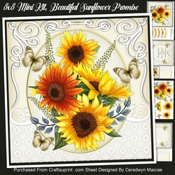 8x8 Mini Kit,  Beautiful Sunflower Promise