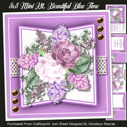 8x8 Mini Kit, Beautiful Lilac Time