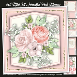 8x8 Mini Kit, Beautiful Pink Blooms